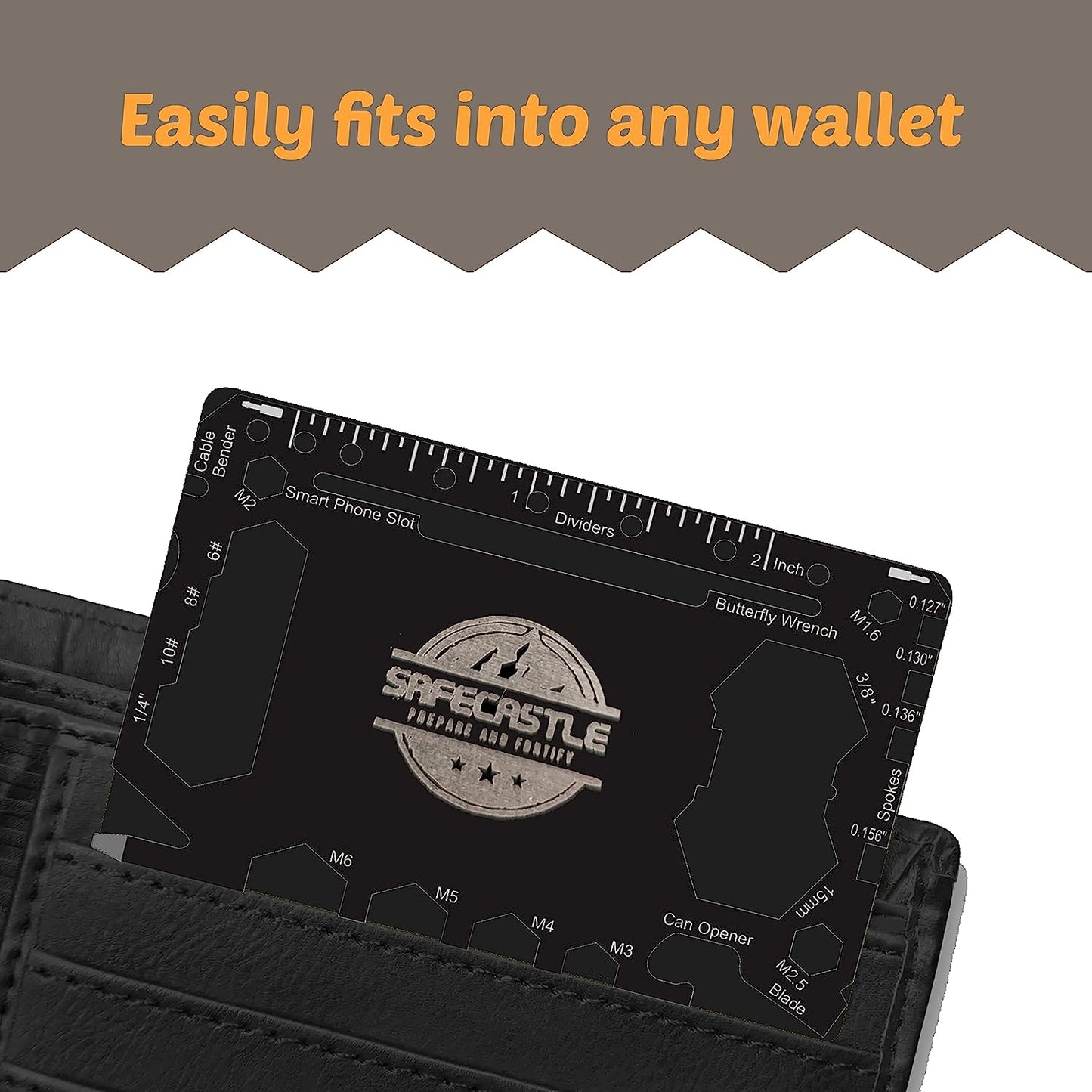 1 FNIRSI Radiation Dosimeter with Safecastle Multipurpose Toolkit Card