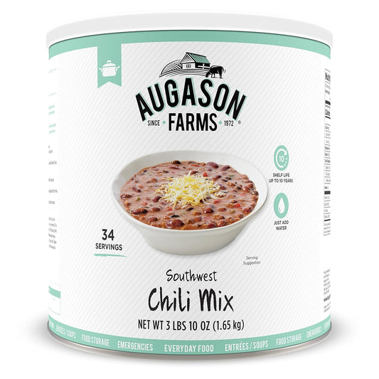 Augason Farms Southwest Chili Mix Net wt. 3 lbs 10 oz (1.65 kg)