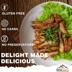 MOUNTAIN ESSENTIALS All Natural Canned Pork 28 Oz Fully Cooked Ready to Eat Emergency Survival Bulk Food Storage Premium Meat for Backpacking, Camping, Meal Prep Shelf Stable Food