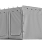 VEVOR Car Awning Room Accessory, Fit 8.2' x 8.2', 300D Oxford Car Awning Camping Tent with PVC Floor, Heavy Duty Extend Shelter for Car Awning SUV Tent Camper Van Overland Gear, Grey, Room Only