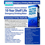 AQUA LITERZ EMERGENCY DRINKING WATER - 10 YEAR SHELF LIFE - PALLET OF 900 LITERS