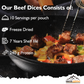 Mountain Essentials Freeze Dried Beef Dices - Protein Packed Meal
