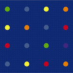 Rectangular Classroom Rug: 'On The Spot Seating' by KidCarpet.com, Size 6' x 8'6