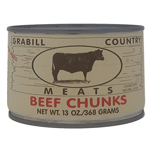 Grabill Country Meats -- Beef Chunks 13 oz. - 12 Pack Case