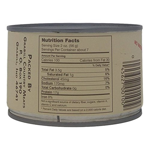 Grabill Country Meats Canned Beef Chunks, Favorite Amish Food, 13 Oz. (Pack of 12)