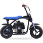 MotoTec Bandit 52cc 2-Stroke Kids Gas Mini Bike Blue & Red