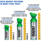 Boost Oxygen Natural Portable Pure Canned Oxygen, Flavorless - 12 Pack Large 10L