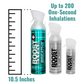 Boost Oxygen 10 Liter Pure Oxygen Canister Menthol Eucalyptus (4 Pack)