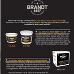 Brandt Beef Tallow – 100% Pure Beef Tallow for Cooking 64 oz (4 lb)