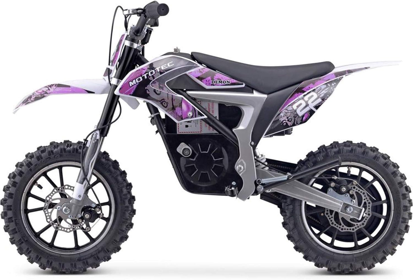 MT-Dirt-Lithium-Purple 36V 500W Demon Electric Dirt Bike, Lithium Purple