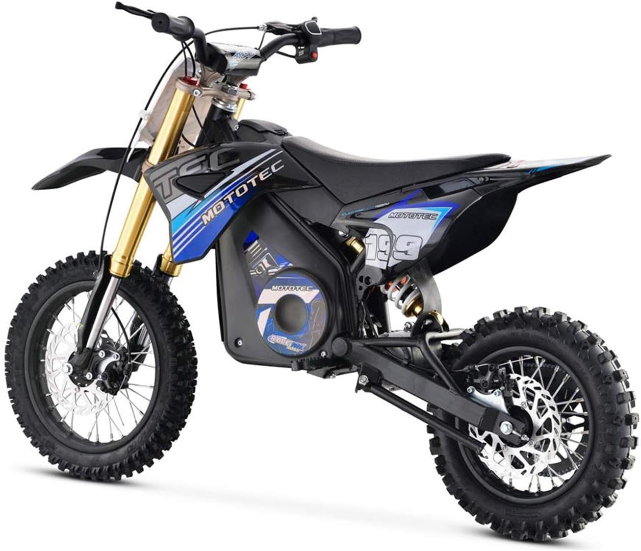 MotoTec 36v Pro Electric Dirt Bike 1000w Lithium Blue