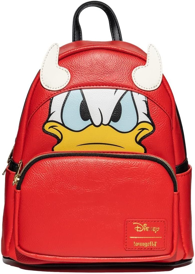 Entertainment Earth Exclusive Red Mini Backpack: Devil Donald Duck Cosplay
