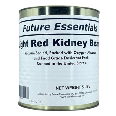 Future Essentials Light Red Kidney Beans, Dried, #10 Can (Case of 6 cans)