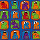 Kid Carpet FE760-44A Multicolored Nylon Area Rug, 7'6" x 12', Featuring Adorable Creatures"