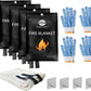 SAFECASTLE Fire Blanket Emergency Survival Kit With 3 Combo Offers