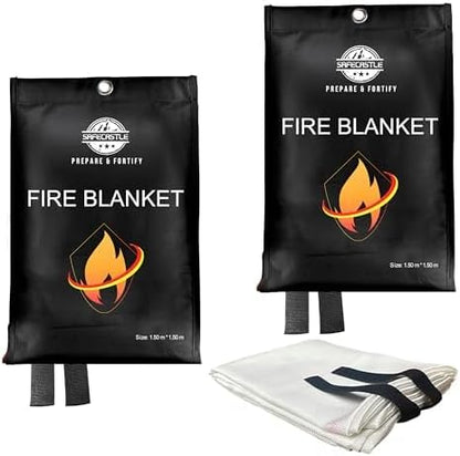 SAFECASTLE Fire Blanket Emergency Survival Kit With 3 Combo Offers