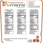 NuManna Freeze-Dried Fruit | 1 Bucket (New )
