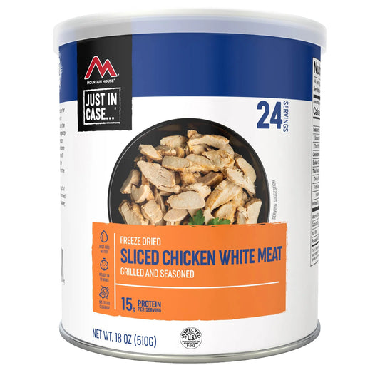 #10 Can - Mountain House Sliced Grilled Chicken - 6 CANS