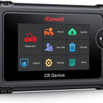 iCarsoft CR Genius(2005) OBD2 Scanner for All Vehicle, All System Scan Tool, Powerful Bidirectional Actuation Test/Full Reset/Battery Test Registration Car Code Reader, Touchscreen, Auto VIN/Scan