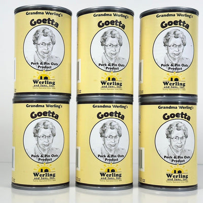 Werling & Sons Grandma Werling’s Goetta 14.5 Oz Canned Food Fully Cooked Pork & Pin Oats