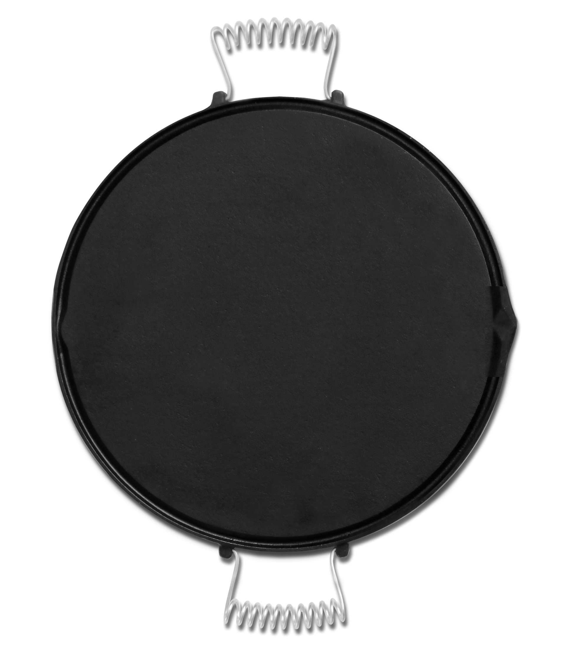 Volcano Grills Reversible Pre-Seasoned Cast Iron Griddle/Skillet, Black