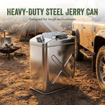 SAFECASTLE 304 Stainless Steel Square Jerry Water / Fuel Storage