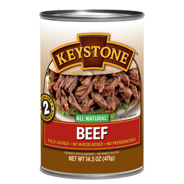 Keystone Meats All Natural Beef (14.5 oz / 24 cans per case)