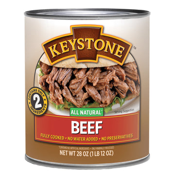 Keystone Meats All-Natural Canned Beef, 28 Ounce