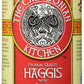  close-up of the label on the can of Caledonian Kitchen Haggis with Lamb.