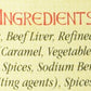 The ingredients list for Caledonian Kitchen Haggis with Lamb.