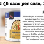 30 Case Package - Mountain House Meals Bulk (6 cans per case, 180 cans)