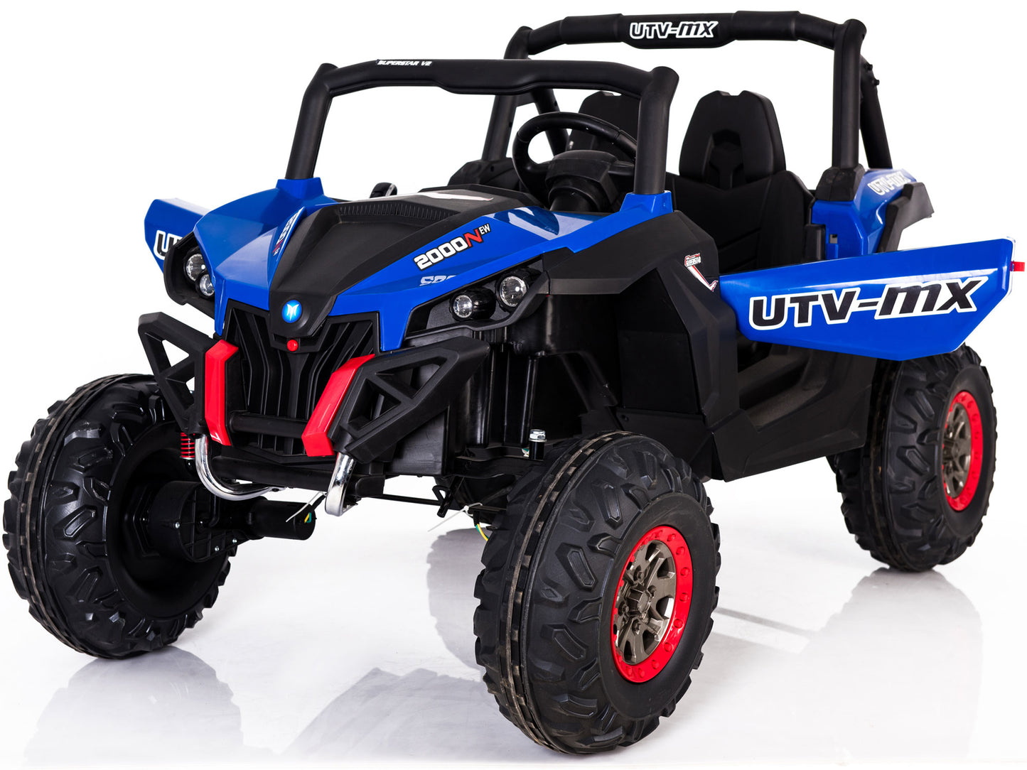 Mini Moto UTV 4x4 12v Black (2.4ghz RC)