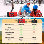 Emergency Weather Radio with AM/FM/NOAA Reception, Hand Crank Operation, LED Flashlight, Portable Radio for Camping & Emergency Preparedness