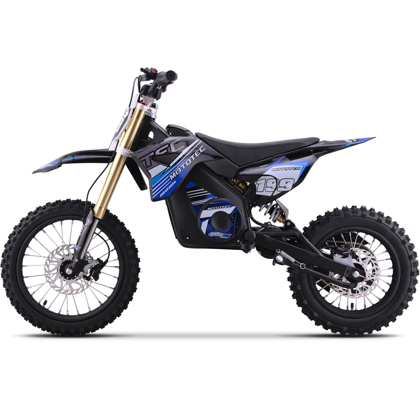 MotoTec 48v 1800w Pro Electric Dirt Bike Lithium