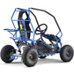Blue MotoTec Maverick Go Kart with 36V 1000W Power
