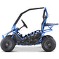 Blue MotoTec Maverick Go Kart with 36V 1000W Power