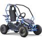 Blue MotoTec Maverick Go Kart with 36V 1000W Power