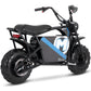 MotoTec 48v 1000w Electric Powered Mini Bike Black, Large