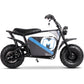 MotoTec 48v 1000w Electric Powered Mini Bike Black, Large