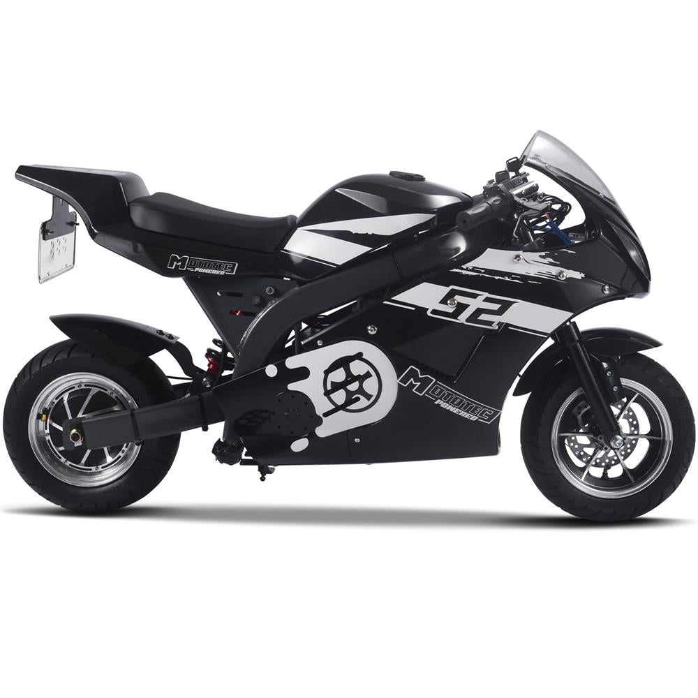 The multifunction display of the MotoTec electric superbike, which shows speed, battery level, and other information.