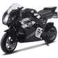 A black electric superbike with a sleek design and powerful performance. The bike has a black electronic finish, a 1000w motor, and a 48v battery. It is perfect for thrill-seekers and sportbike enthusiasts alike.