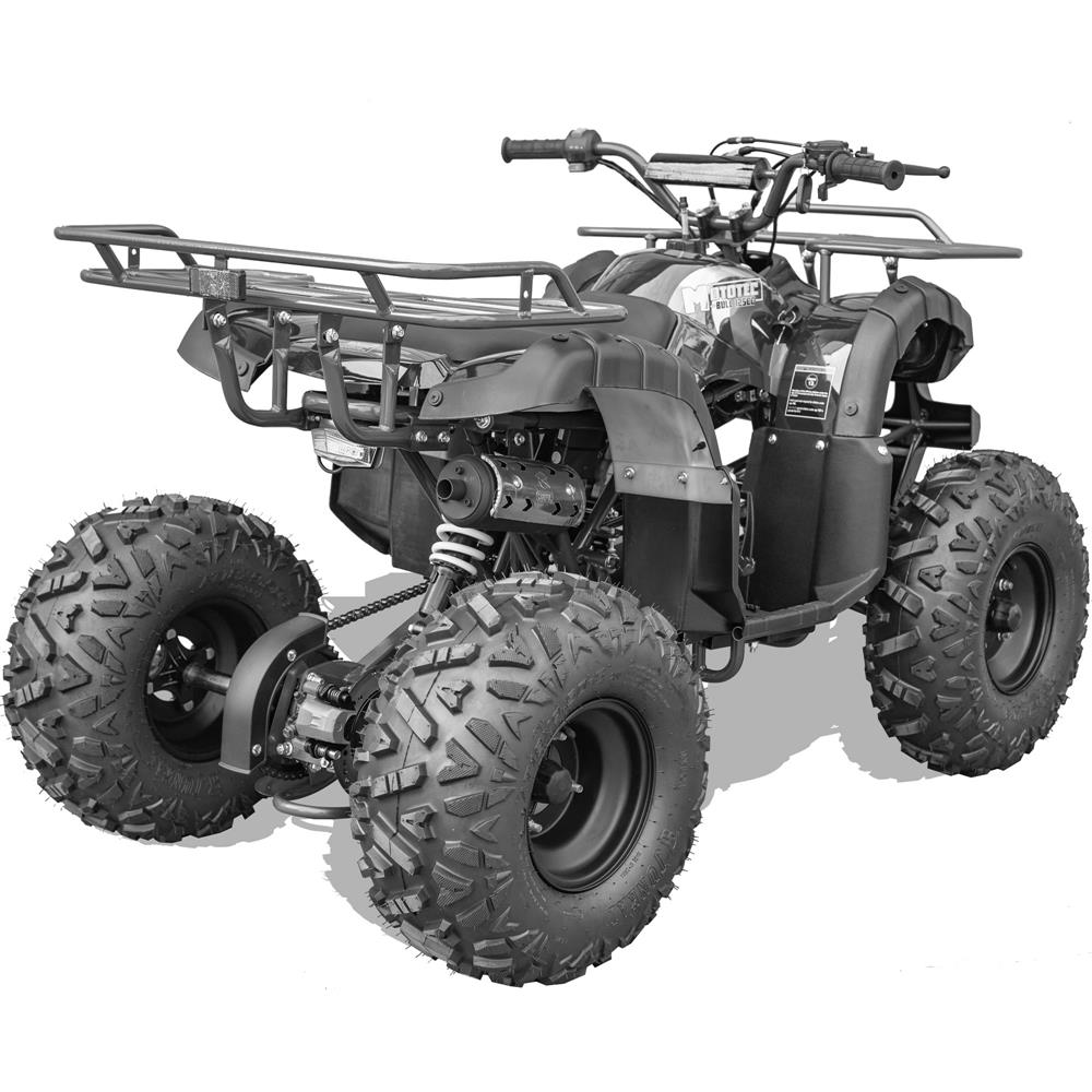 The adjustable handlebar of the ATV. Riders can customize the riding position for their comfort and preference.