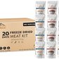 Mountain Essentials 120-Serving Freeze-Dried Meat Kit (Pack of 12) - Emergency Food Supply - Long Shelf Stable