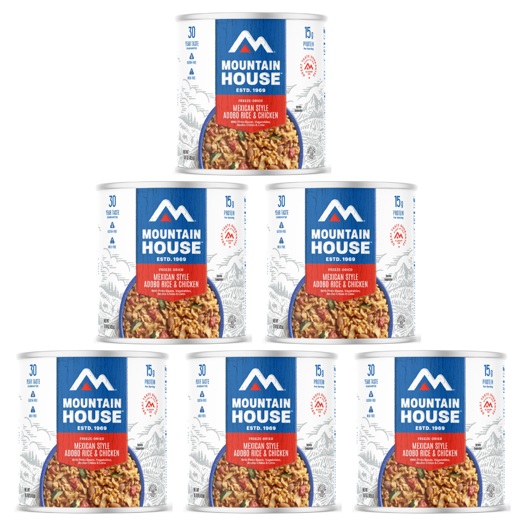 Mountain House Mexican Style Adobo Rice & Chicken CLEAN LABEL #10 Can