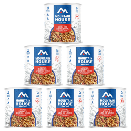 Mountain House Mexican Style Adobo Rice & Chicken CLEAN LABEL #10 Can