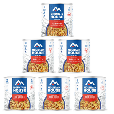 Mountain House Rice & Chicken (#10 Can) - Emergency Food & Camping Meals | Ready Now Foods