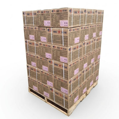 MRE STAR Meals with Heater Pallet of 60 Cases