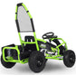 Electric 48v 1000w Kids Go Kart with Full Suspension in Green - MotoTec Mud Monster
