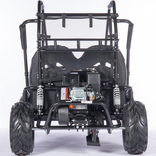 Mototec Mud Monster Xl 212cc 2 Seat Go Kart Full Suspension Red, 4-Stroke Engine, 25mph Top Speed, 400 lbs Max Rider Weight