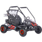 Red MotoTec Mud Monster XL 212cc 2-Seat Go Kart with Full Suspension